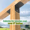 6x6x5 L Brackets Heavy Duty for Pergola, (8pcs) Angle Bracket