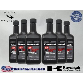 Kawasaki Genuine OEM Aluma Cool Engine Coolant K61081-004B - 6 Pack