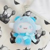 5Pcs Anime Figure Plush Toy Keychain Set Cute Stuffed Animal