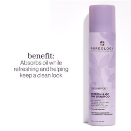 Pureology Style + Protect Refresh & Go Dry Shampoo | For Oily, Color-Treated Hair | Volumizing & Protective Dry Shampoo | Silicone-Free | Vegan | Updated Packaging | 5.3 Oz. |