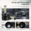 IRONWALLS 6Sides H4/9003/HB2 LED Headlight Bulbs Kit High Low Dual
