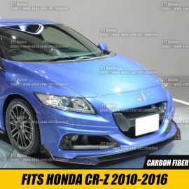 ztt_online For 2010-2016 HONDA CR-Z CRZ Front Bumper Chin Lip Spoiler Body Kit Carbon Look