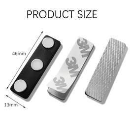 Pack of 6 Name Badges Magnetic Name Tags for Clothing Magnetic Ushers Badge Name Tags for Clothing Usher Name Tags with Magnet for Clothing Labelling Fly Screen