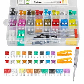 KPEOY 306PCS Car Fuses Assortment Kit, Standard & Mini & Low Profile Auto Fuses with Circuit Testers and Fuse Pullers, Blade-Type Fuse Kit for 2A/5A/7.5A/10A/15A/20A/25A/30A/35A Circuit