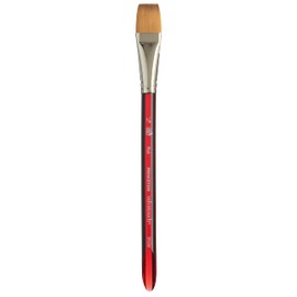Princeton Velvetouch Artiste, Mixed-Media Brush for Acrylic, Watercolor & Oil, Series 3950 Wash Luxury Synthetic, Size 3/4