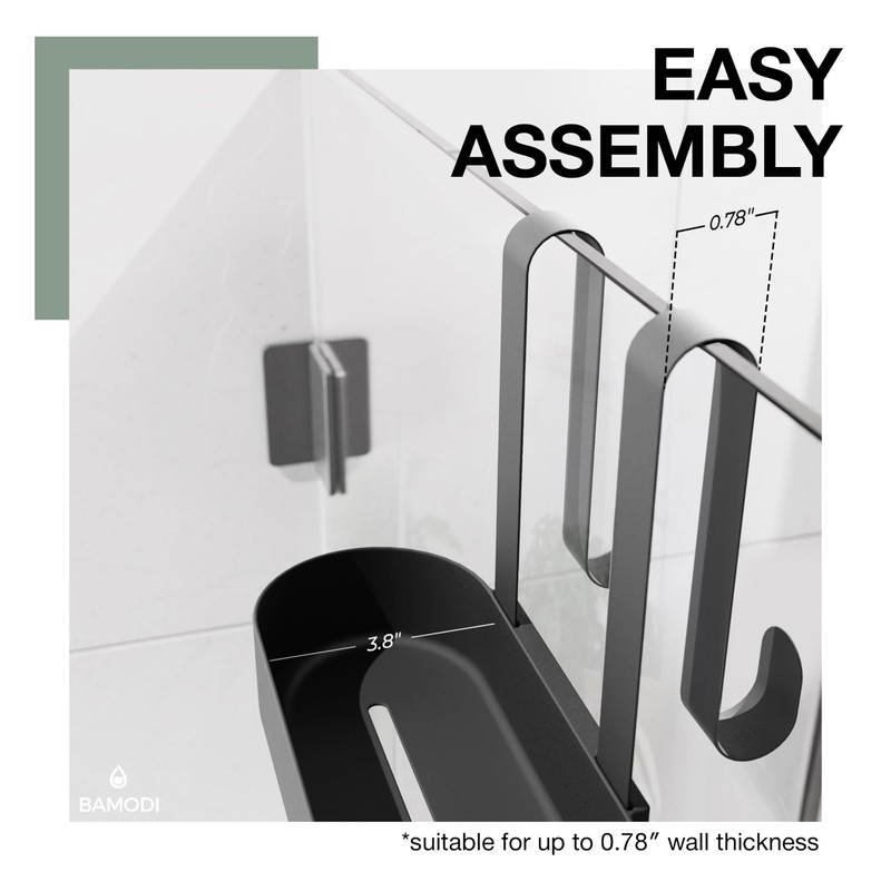 Bamodi Shower Caddy - Plastic - 2 Tier - Height