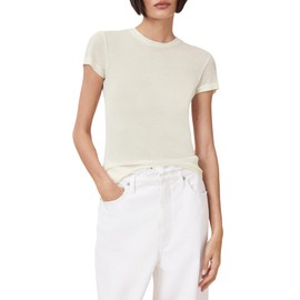 AllSaints Women's June Tee, Gardenia Cream