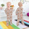 Newborn Baby Boys Girls Romper with Foot Baby Pyjamas One-Piece