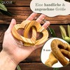 OLIQUE Wooden Hearts, Olive Wood - Connected Wooden Hearts as
