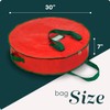 Christmas Wreath Storage Bag - Made from Heavy-Duty Tarp Material