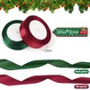 Christmas Ribbon Red Green Satin Ribbon Gift Ribbon