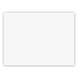 Blank sign to design yourself, 15 x 20 cm, aluminium composite plate in white, 3 mm thick, versatile, weatherproof, hin535