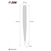 Rubis Tweezers Evolution 2in1 - Pointed Slant Tweezers - Sharp