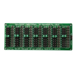 Ximimark 1PCS 1R - 9999999R Seven Decade Programmable Resistor Board Step 1R 1% 1/2 Watt