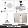 VEHHE Paper Towel Holder Countertop, Stainless Steel Paper Towel Holder
