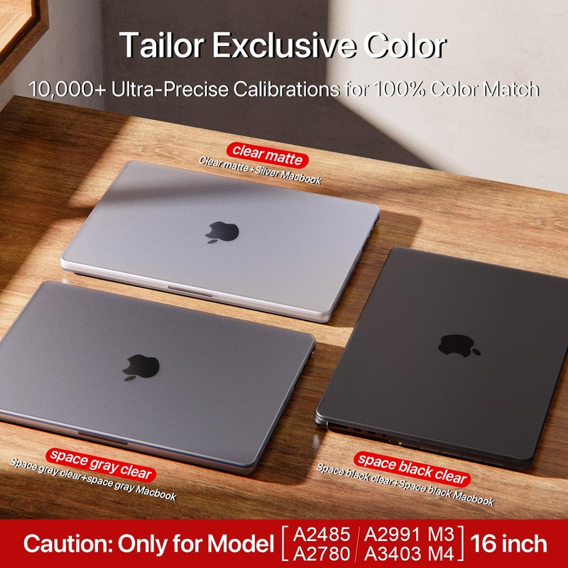 Macaset for MacBook Pro 16 inch Case 2024-2021 M4 M3