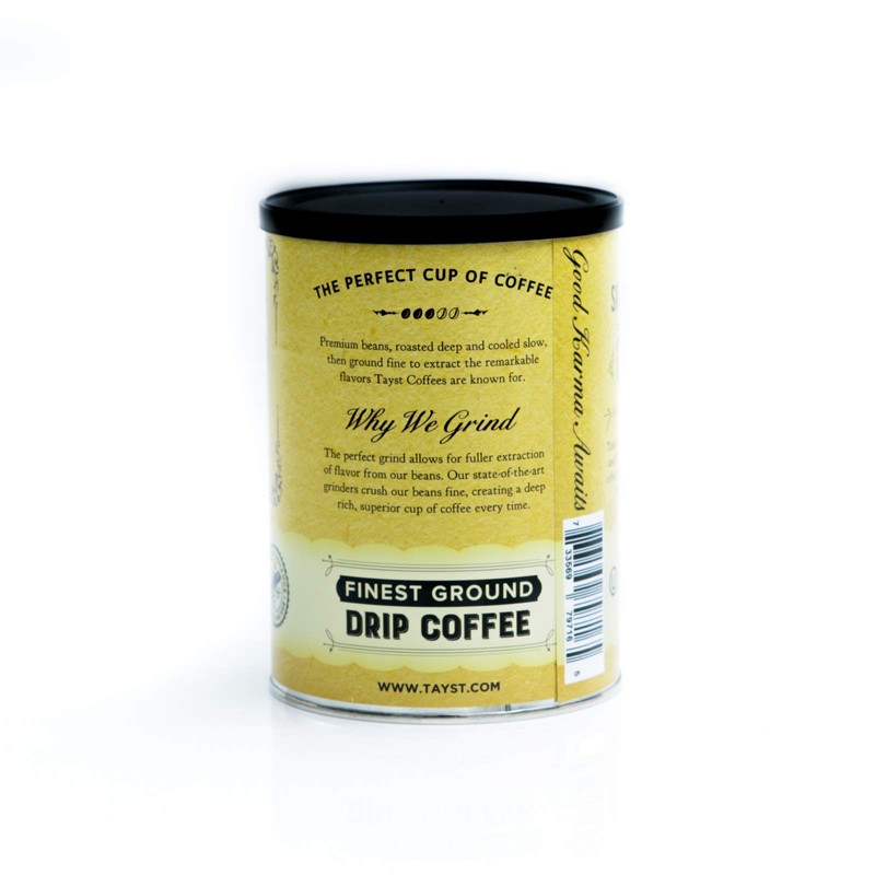 Tayst Ground Coffee Cans, Medium & Magnificent Gourmet Medium Roast,