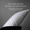 Goose Down Pillow, Queen Size Set of 1 with 3-Layer
