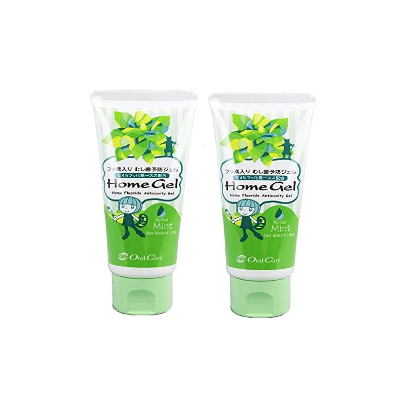 【×2本】Dental Exclusive Oral Care Home Gel Mint Caries Prevention Gel