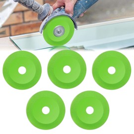 SUNJOYCO 5 PCS Glass Cutting Disc for 4-1/2 Inch Angle Grinder, 4.5 Inch Diamond Saw Blade Wheel, Ultra-Thin Rock Slab Grinding Disc, Ceramic Tile Cutter Blade with 0.87Inch Arbor