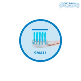 Emmi-dent Platinum 4-Pin Kids Bristle-Head Attachments - Electric Toothbrush Replacement Heads. Cleans with Ultrasound Waves. (Kids/Young Adult 2 Pack)