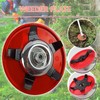 Multifunctional Weeding Disc, Manganese Steel Trimmer Head Weeder Plate Accessories