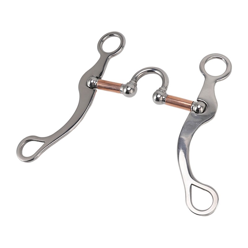 Horse Snaffle Bit Stainless Steel Rose Gold Plated Horse Gag