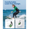 Hearprotek tapones para los oídos de silicona impermeables para natación,