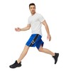 Men's Basketball Shorts - Quick-Dry, Breathable Mesh, Pockets, Drawstring, 9-11