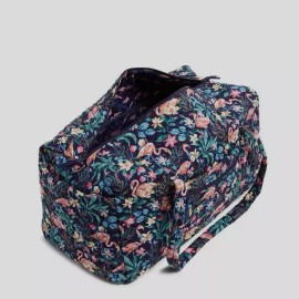 VERA BRADLEY~Iconic Large Travel Duffel Bag~FLAMINGO GARDEN~FABULOU
