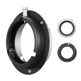 Jorixxy Elinchrom to Bowens Mount Speedring Converter Adapter Ring for Softbox, Beauty Dish, Studio Flash Strobe, and Monolight - Professional Photography Accessory