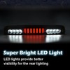 PIT66 LED 3rd Brake Light,Compatible with Chevy Silverado 99-07/Fit GMC