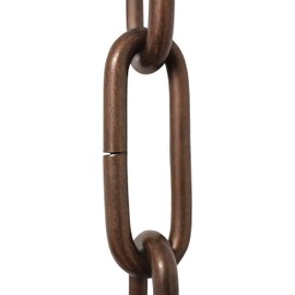 RCH Hardware CH-S59-395-AC-10 Steel Fixture Chain, Antique Copper (10FT)