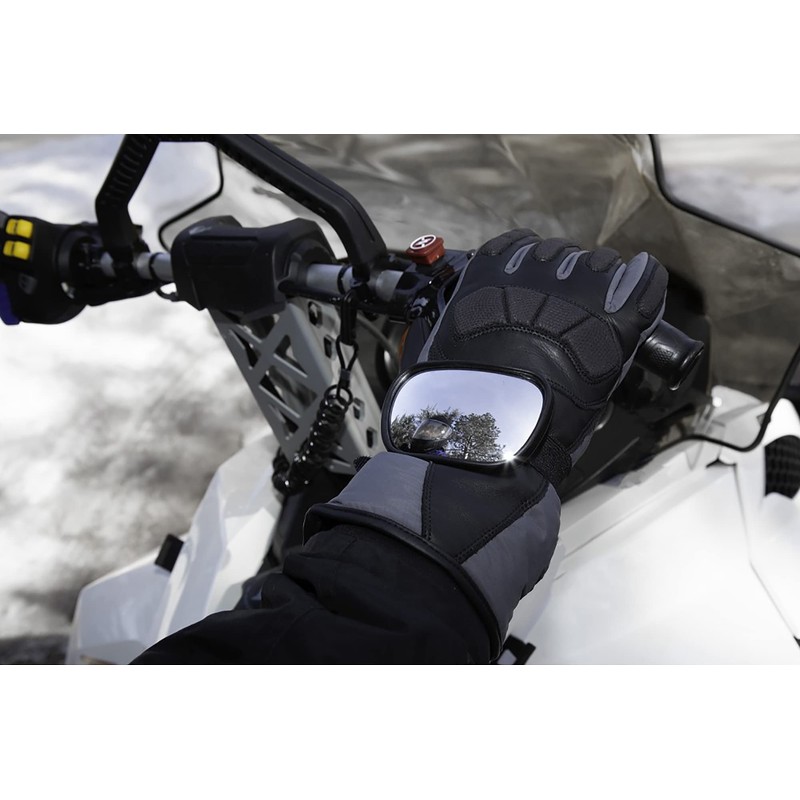 Raider R25 3.5" x 2.25" Powersports Velcro Hand Mirror for