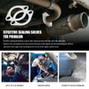 HQRNYP Car Exhaust Gasket, Exhaust Flange Gasket, Ultra Seal 2-Bolt