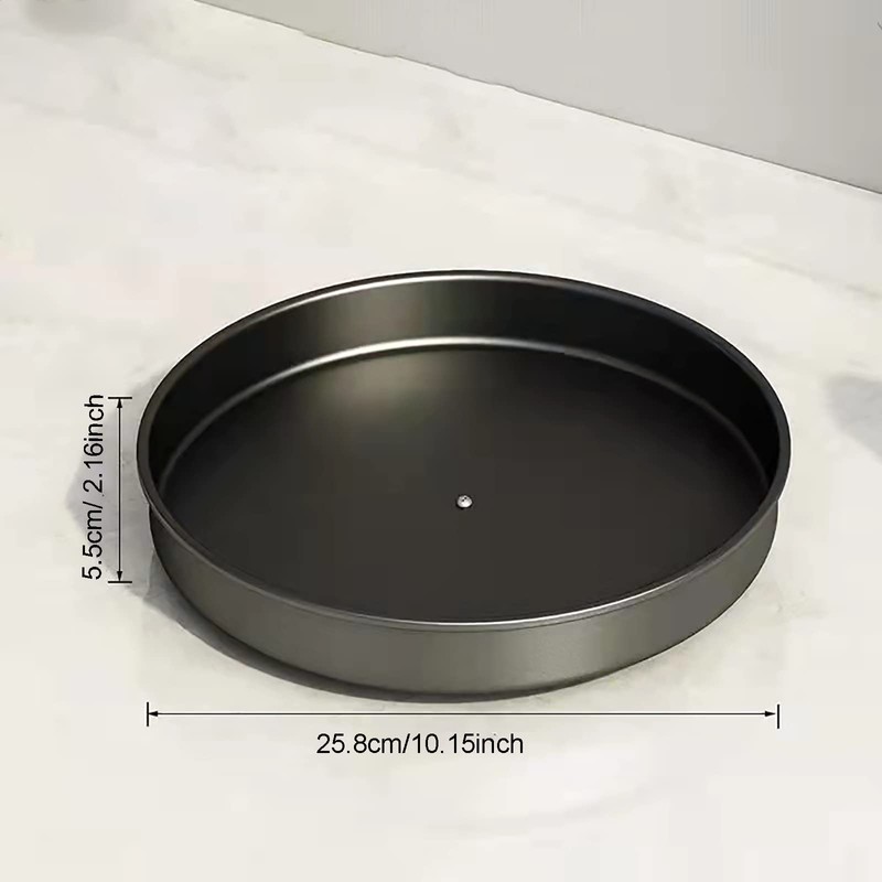 CALIYO Turntable Organiser, Rotating Spice Rack Made of Stainless Steel,