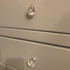 Clear Crystal Drawer Knobs, Diamond-Shaped Acrylic Cabinet Knobs Pulls for