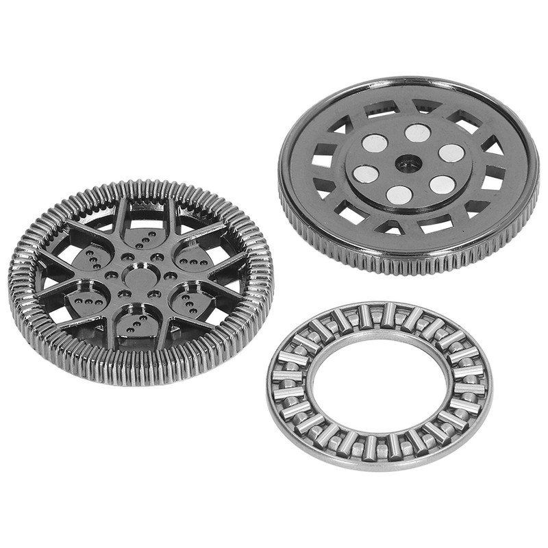 Hollow Hub Pattern ADHD Haptic Coin Portable Magnetic Anxiety Stress