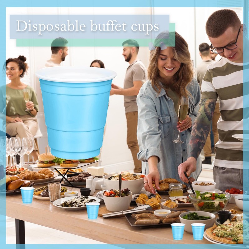 Yaure Joy 30 Pcs Disposable 2oz Shot Glasses Plastic Cups
