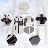 EOAMGO Dog Coat, Waterproof Dog Coat with Harness, Warm Coats