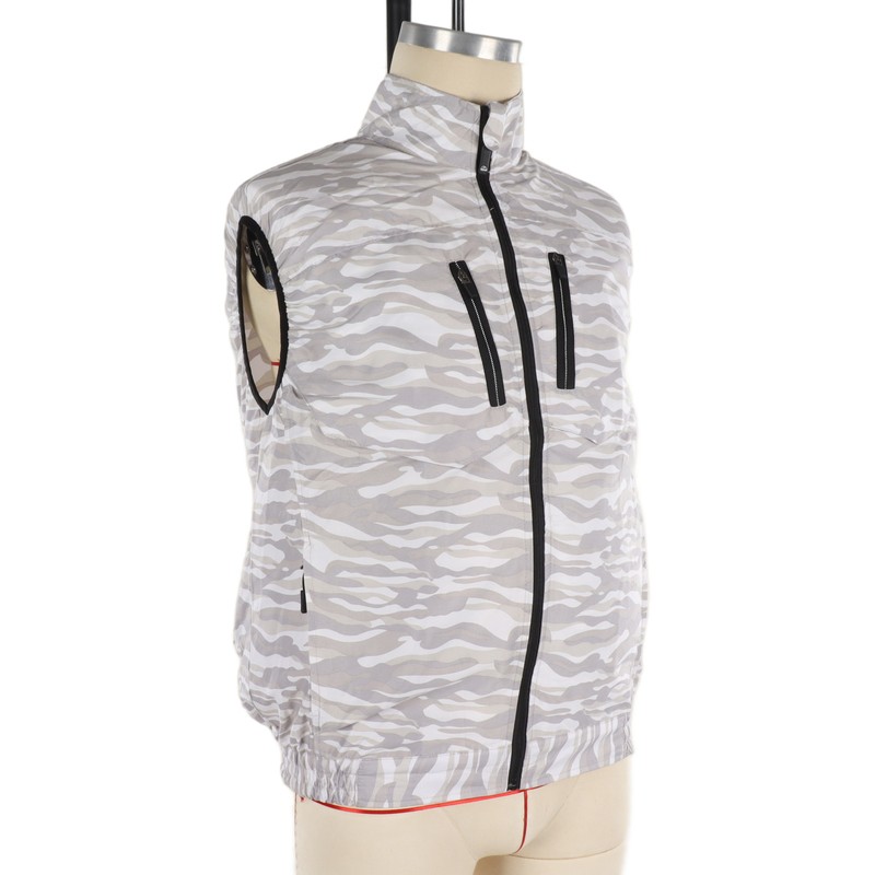 Summer Cooling Fan Vest USB Detachable White Fan Air Conditioning
