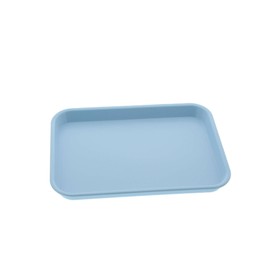 Plasdent 300FMS-2PS Flat Tray Size F Mini Baby Blue 9 5/8 x 6 5/8 x 7/8