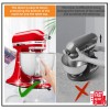 ZML Sliding Mat for Kitchenaid Mixer with 2 Black Kitchen