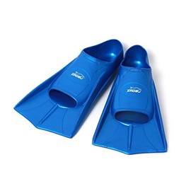 ZAOSU Unisex Training Fins Short Fins for Adults and Children for Swimming Training, Size: 43/44, Colour: Blue