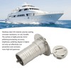 Marine Boat Deck Filler with Keyless Cap Stainless Steel Mirror