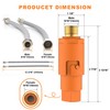 TIORIY 2 Pack Sediment Water Filter G 3/8 (9/16") with