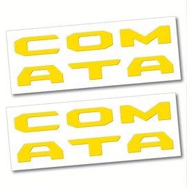 Prime Series UV Weatherproof Vinyl Decals for Glove Box Dashboard Letter Inserts Compatible 2016-2025 Toyota Tacoma (Gloss Yellow)
