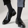 YUEDGE Men's Business Socks, Bamboo Charcoal, Bamboo Fiber, Breathable, Sweat