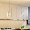 VONLUCE Pendant Lights Kitchen Island, Brushed Nickel Pendant Light Fixtures