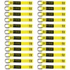 BearTOOLS Yellow Flat D-Ring Tool Tail Tethers, 2-In-1 Application, Max